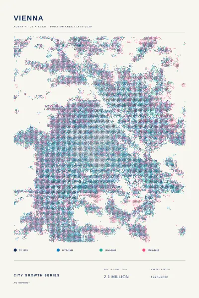 Vienna city growth poster