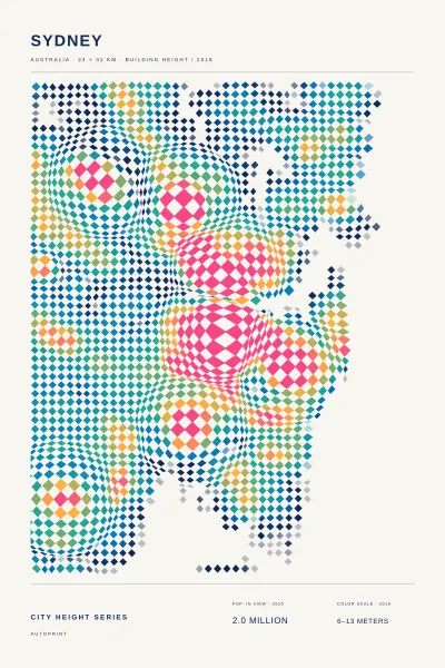 Sydney building height poster