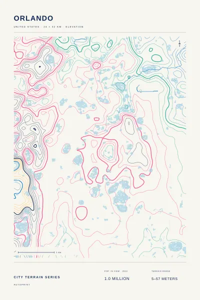 Orlando terrain poster