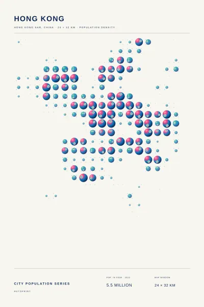Hong Kong population poster