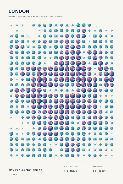 London population poster