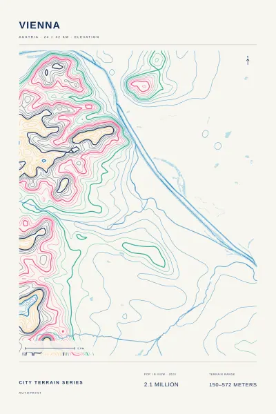 Vienna terrain poster