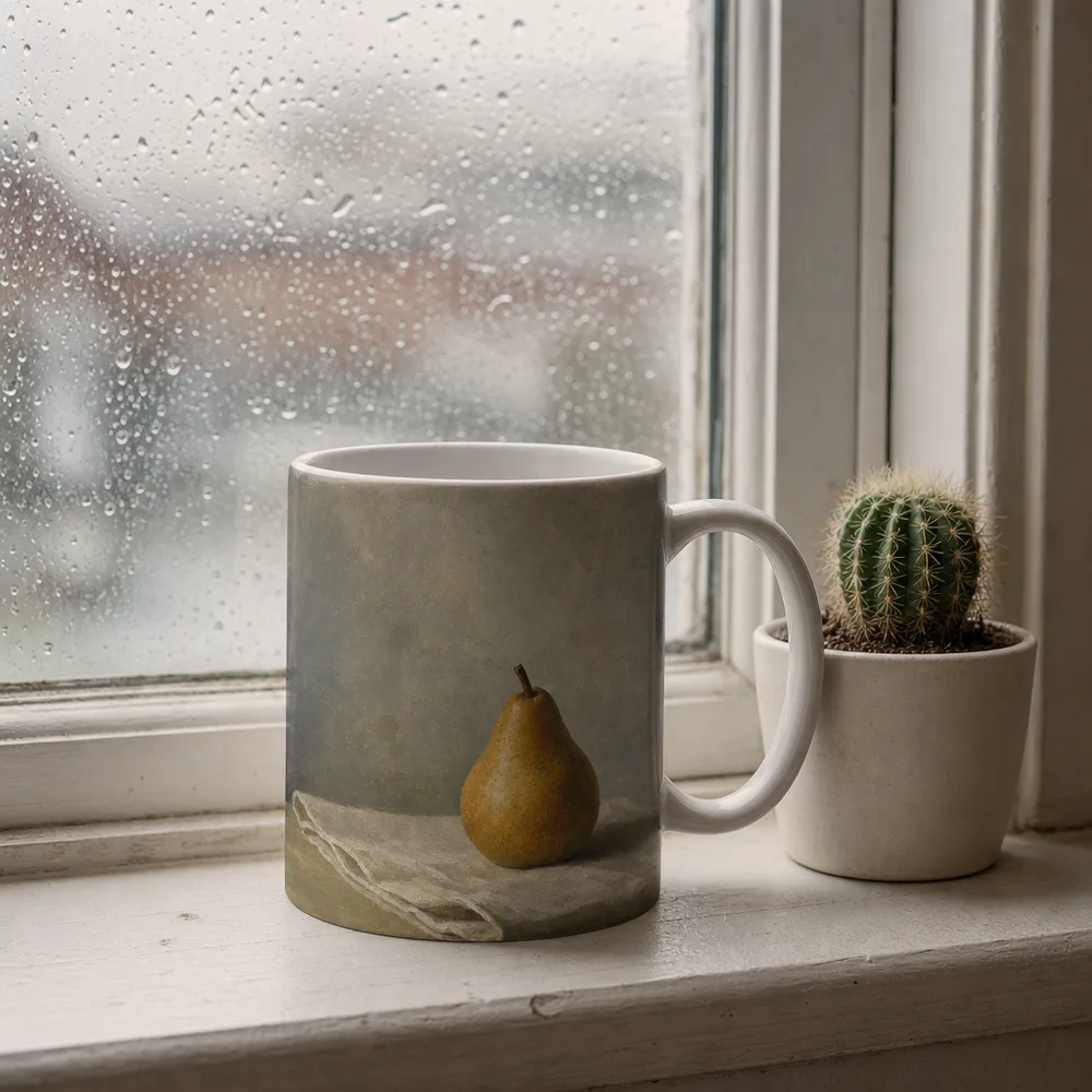 One Pear as a mug