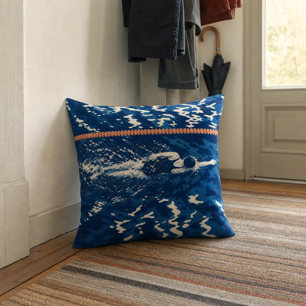 Lengths as a throw pillow